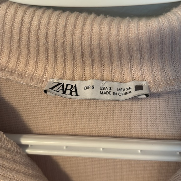 Zara Light Pink Shirt Dress - Picture 4 of 8